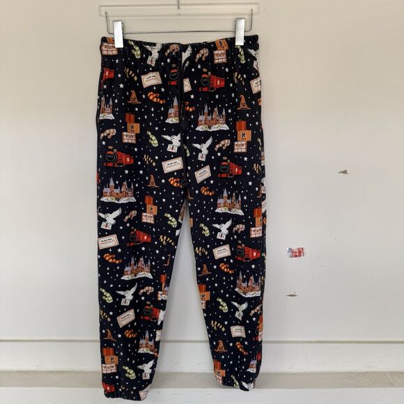 Cakeworthy x Harry Potter Joggers Fleece Pants Graphic 9¾ Unisex Size Medium EUC - Picture 2 of 13